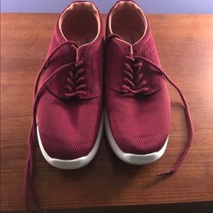 Burgundy Vans Sneakers